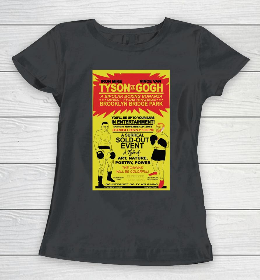 Iron Mike Tyson Vs Vince Van Gogh Women T-Shirt