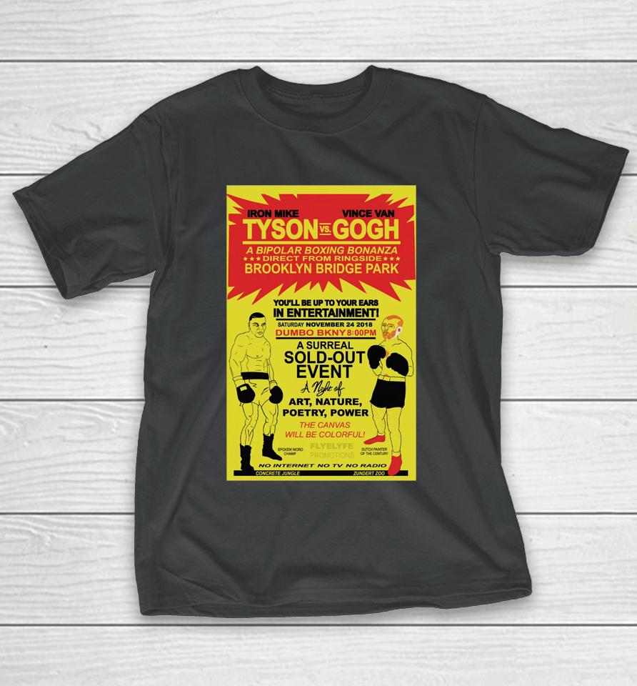 Iron Mike Tyson Vs Vincent Van Gogh A Bipolar Boxing Bonanza T-Shirt