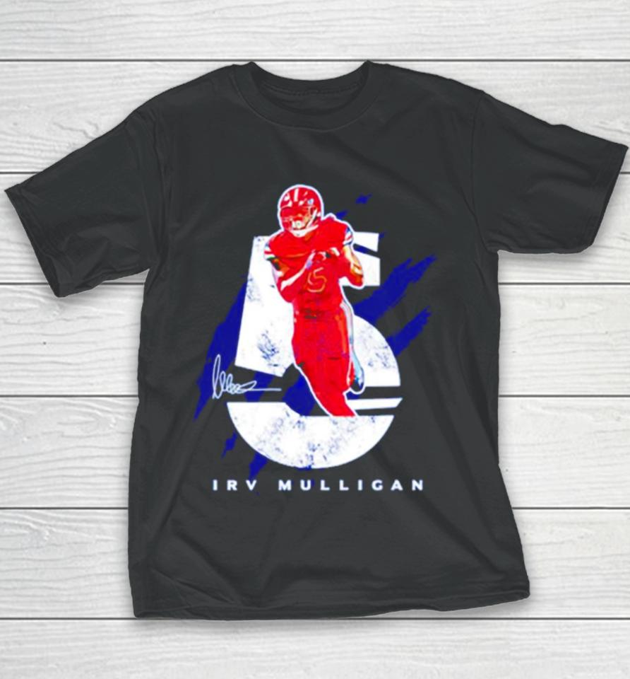 Irv Mulligan 5 Jackson State Tigers Football Signature Youth T-Shirt