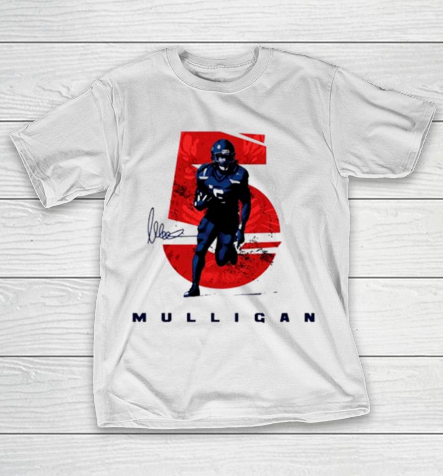 Irvin Mulligan 5 Jackson State Tigers Football Signature T-Shirt