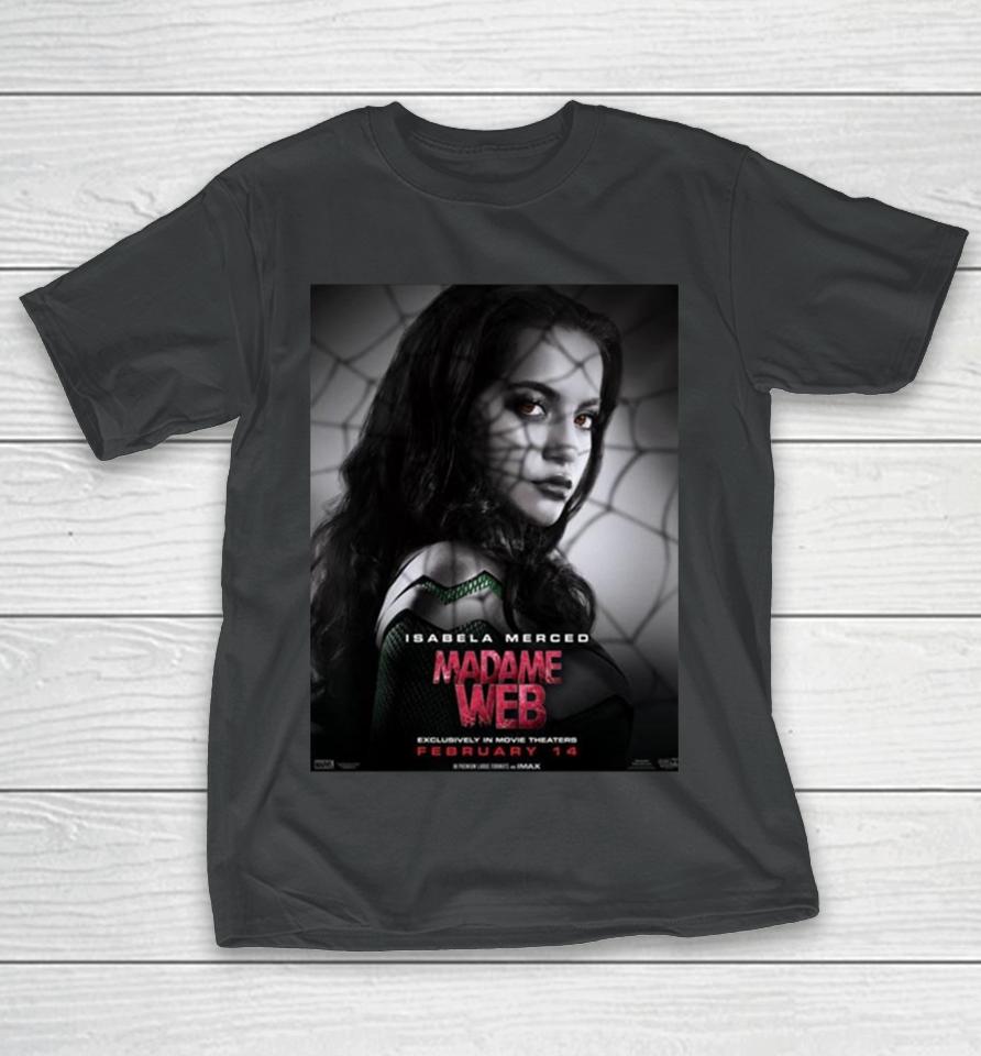 Isabela Merced Madame Web Exclusively In Movie Theaters On February 14 T-Shirt