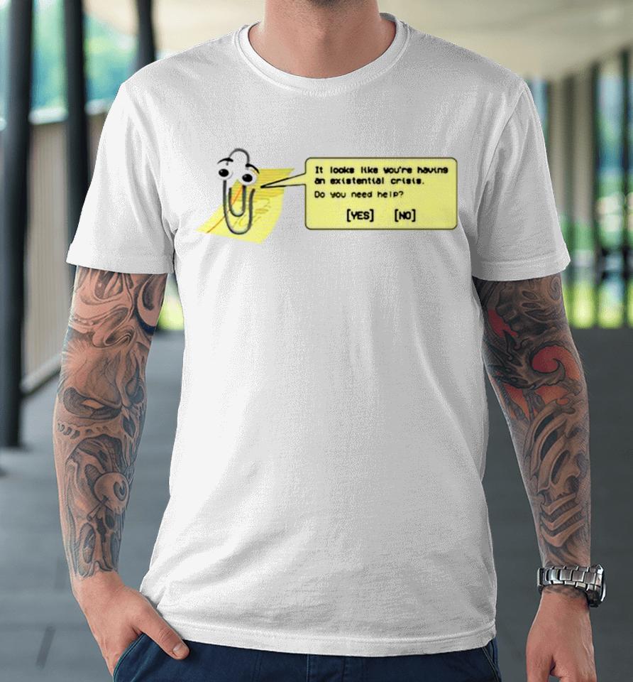 It Looks Like You’re Having An Existential Crisis Premium T-Shirt