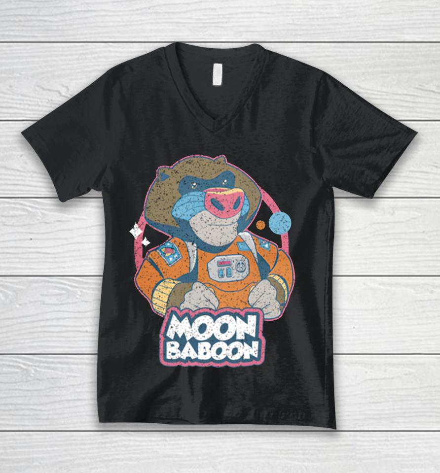It Takes Two Moon Baboon Unisex V-Neck T-Shirt