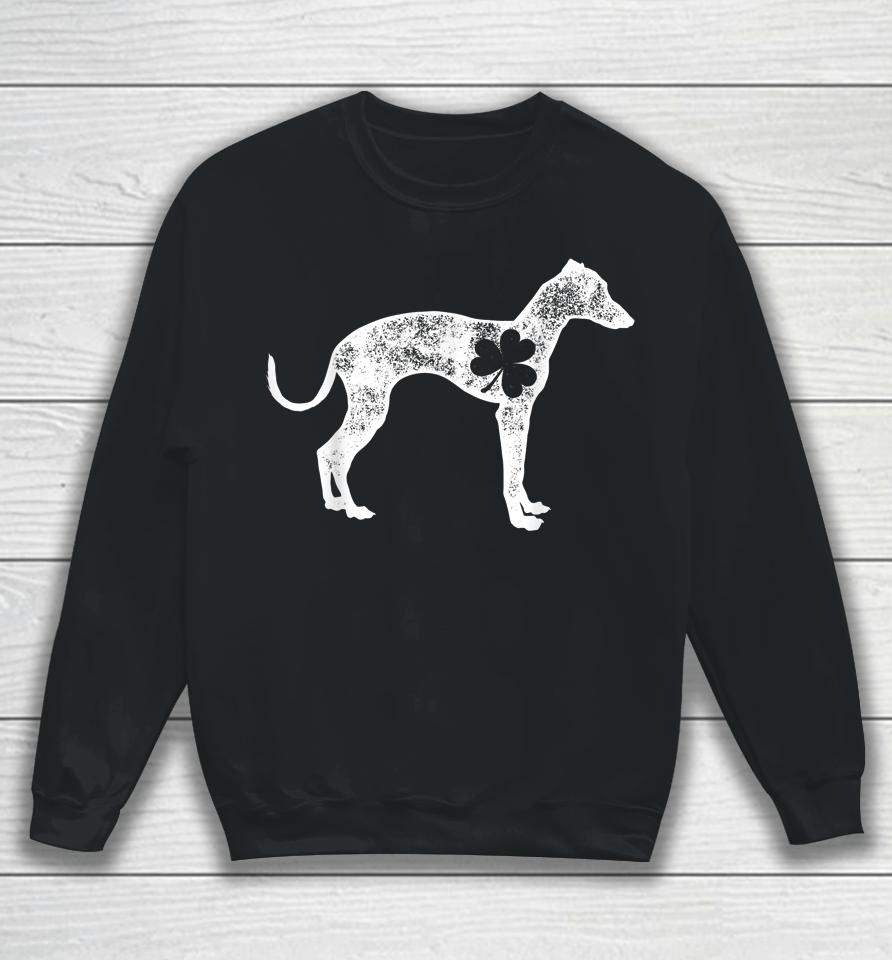 Italian Greyhound St Patrick's Day Shamrock Dog Sweatshirt