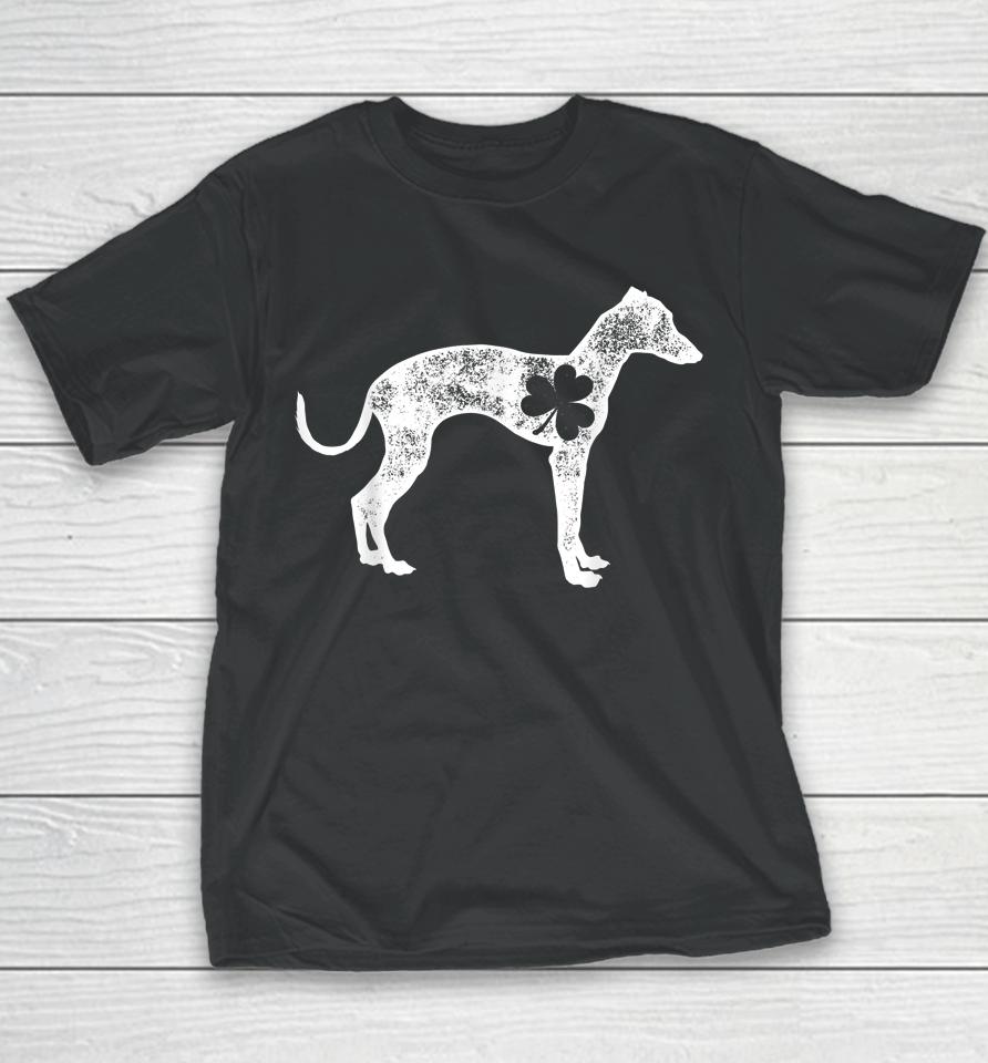 Italian Greyhound St Patrick's Day Shamrock Dog Youth T-Shirt