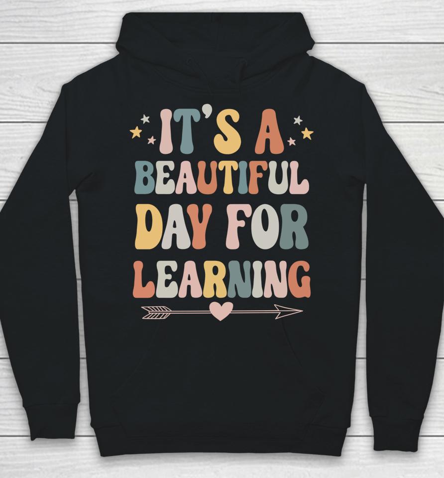 It's A Beautiful Day For Learning Retro Hoodie