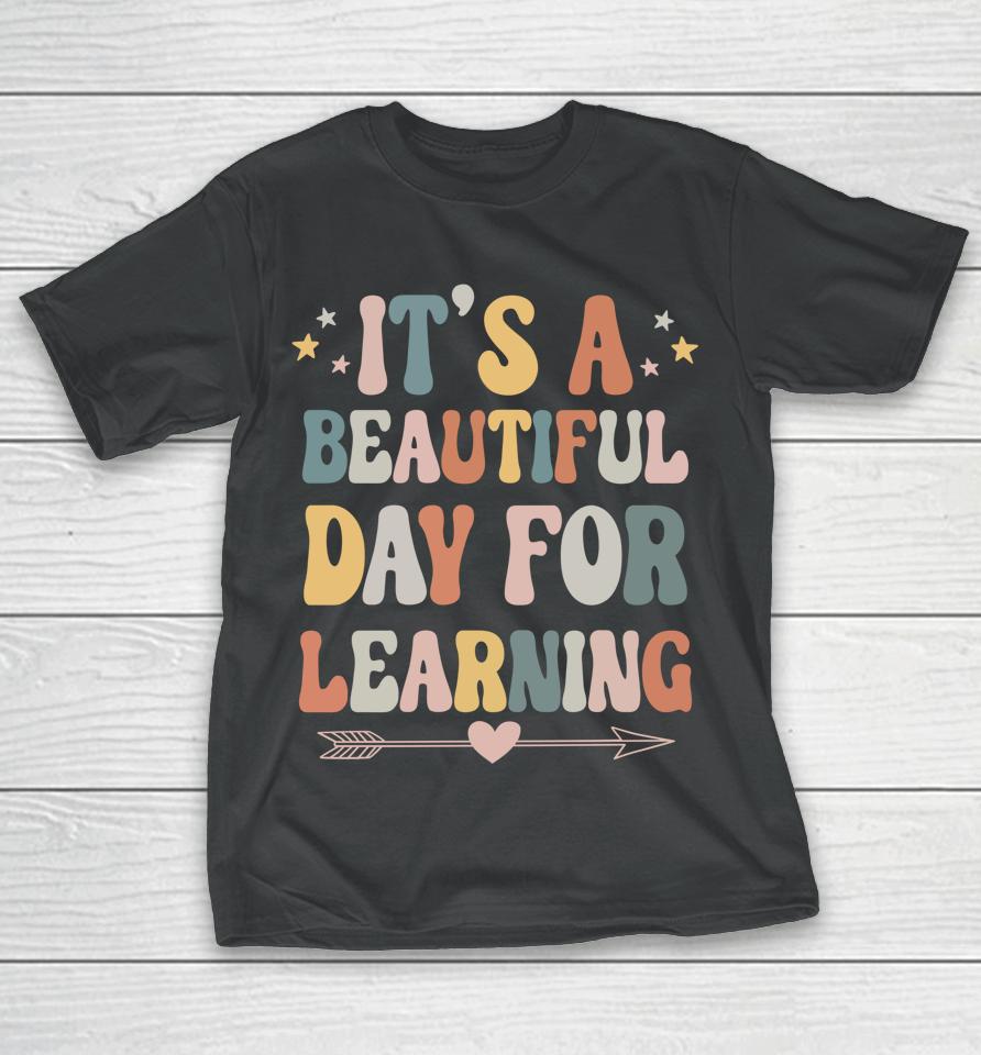 It's A Beautiful Day For Learning Retro T-Shirt