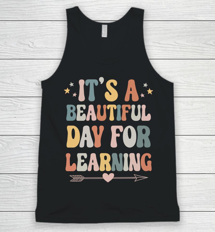 It's A Beautiful Day For Learning Retro Unisex Tank Top