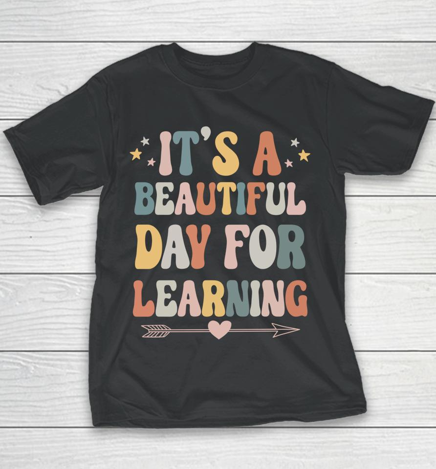 It's A Beautiful Day For Learning Retro Youth T-Shirt
