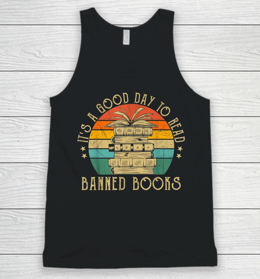 It's A Good Day To Read Banned Books Vintage Unisex Tank Top