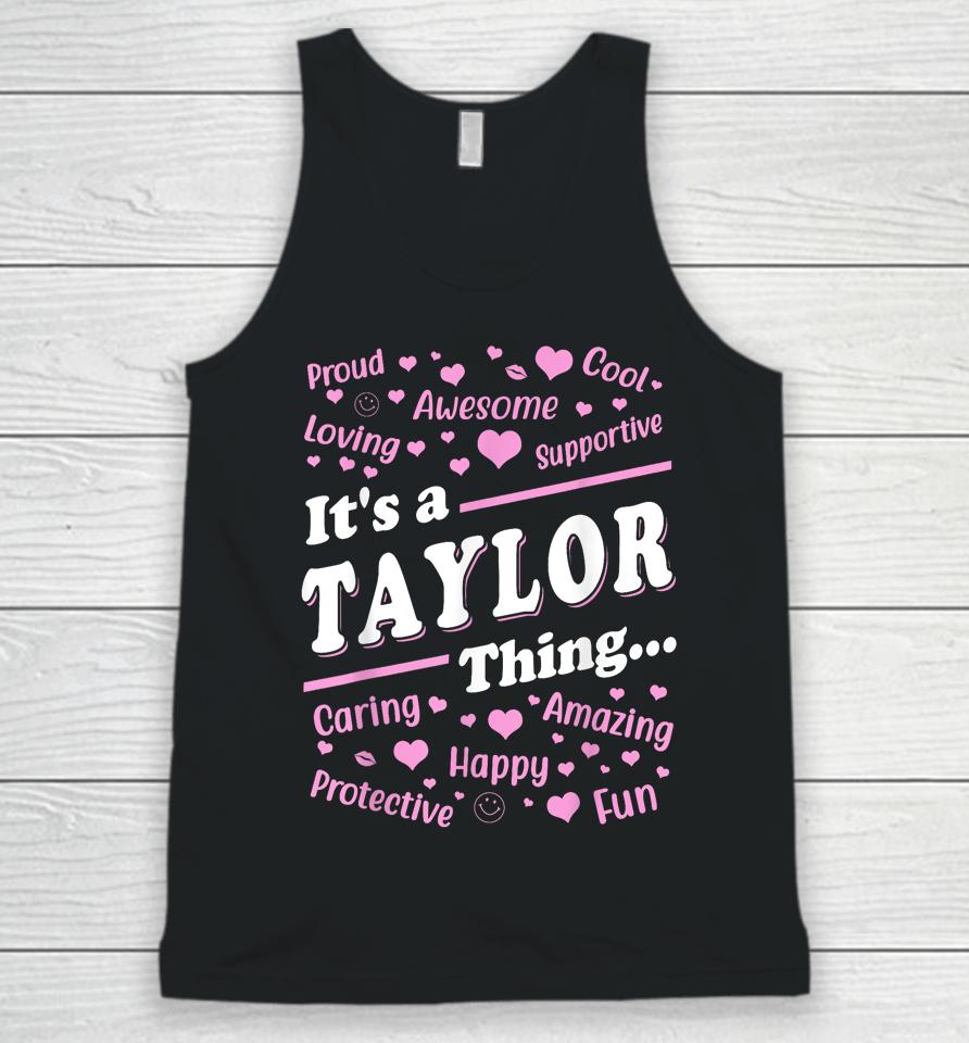 It's A Taylor Thing Unisex Tank Top