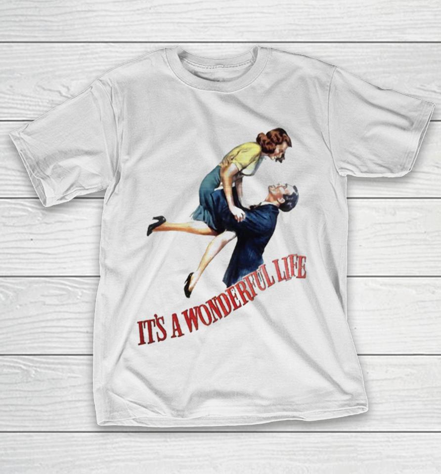 It’s A Wonderful Life From A Vintage 1946 Movie Poster T-Shirt