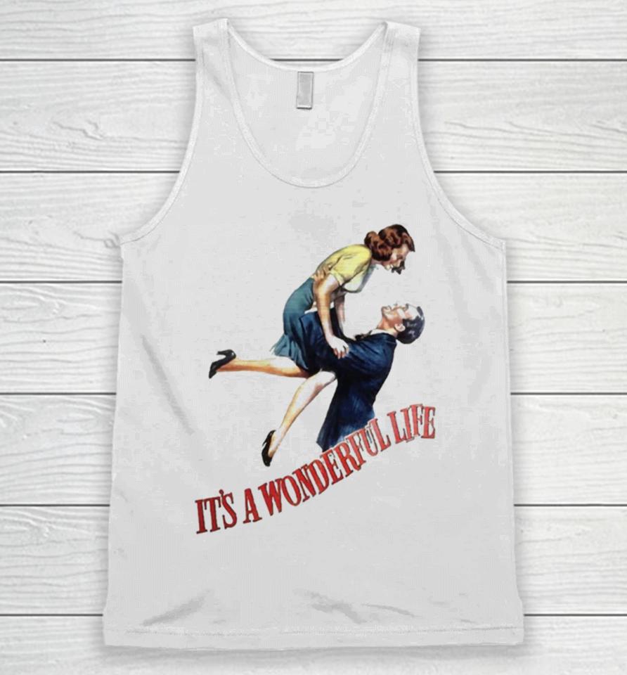 It’s A Wonderful Life From A Vintage 1946 Movie Poster Unisex Tank Top