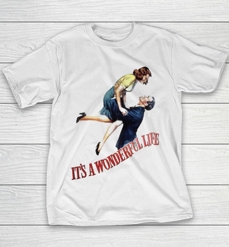It’s A Wonderful Life From A Vintage 1946 Movie Poster Youth T-Shirt