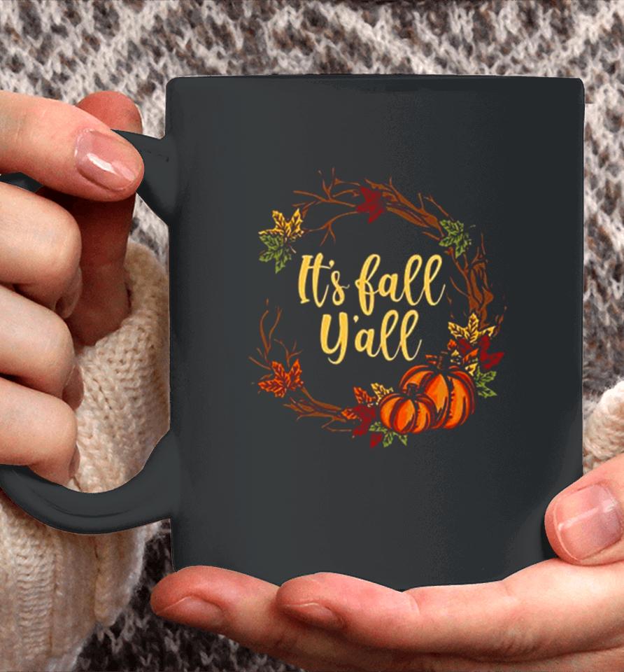 It’s Fall Y’all Happy Pumpkin Deco Gift Coffee Mug