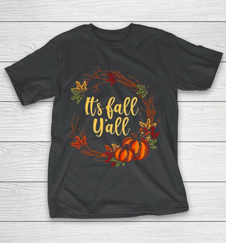 It’s Fall Y’all Happy Pumpkin Deco Gift T-Shirt