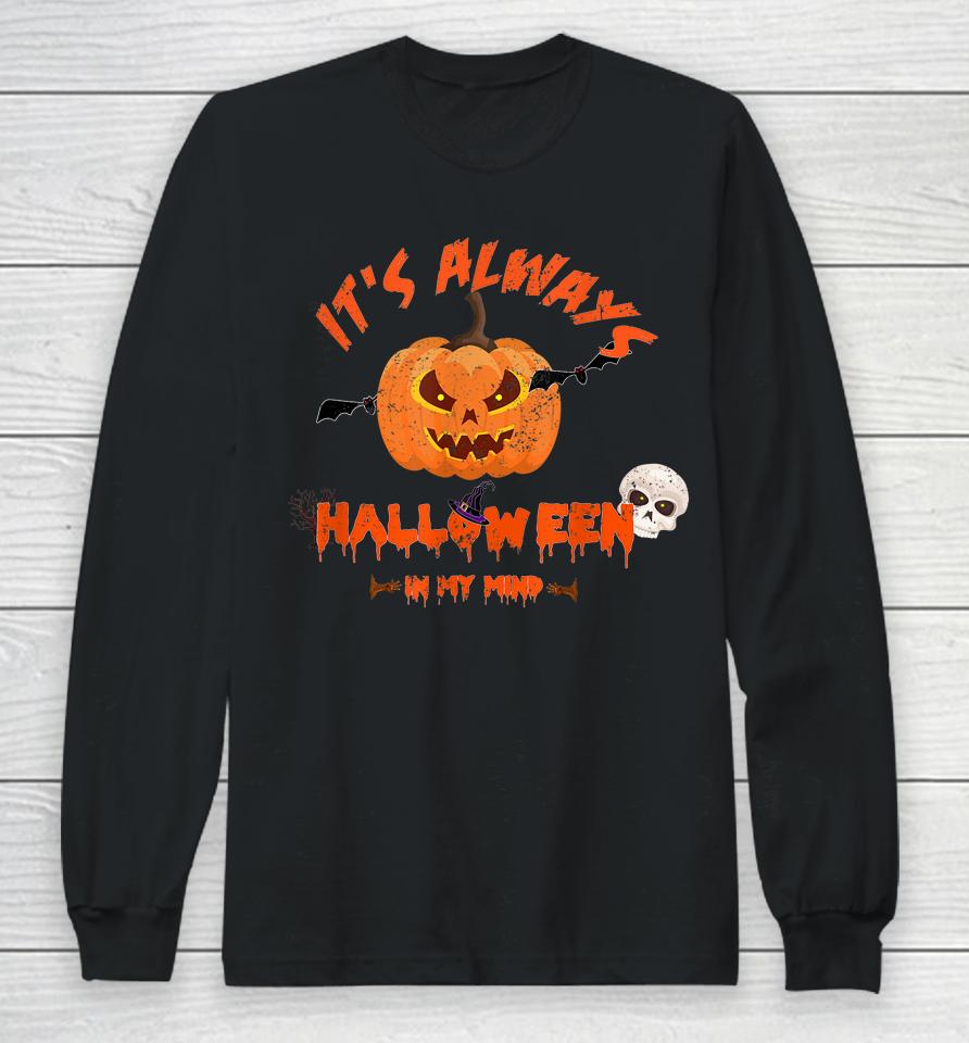 It's Halloween Time Halloween Costume Spooky Haunted House Long Sleeve T-Shirt