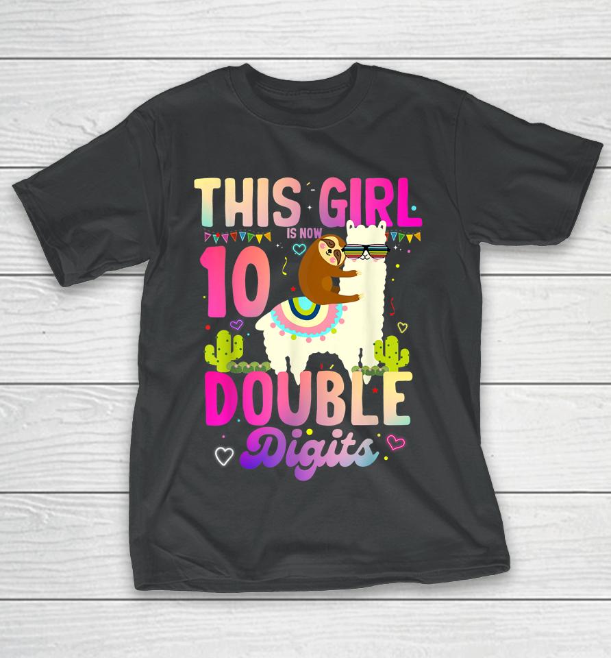 It's My 10Th Birthday T-Shirt This Girl Is Now 10 Years Old T-Shirt