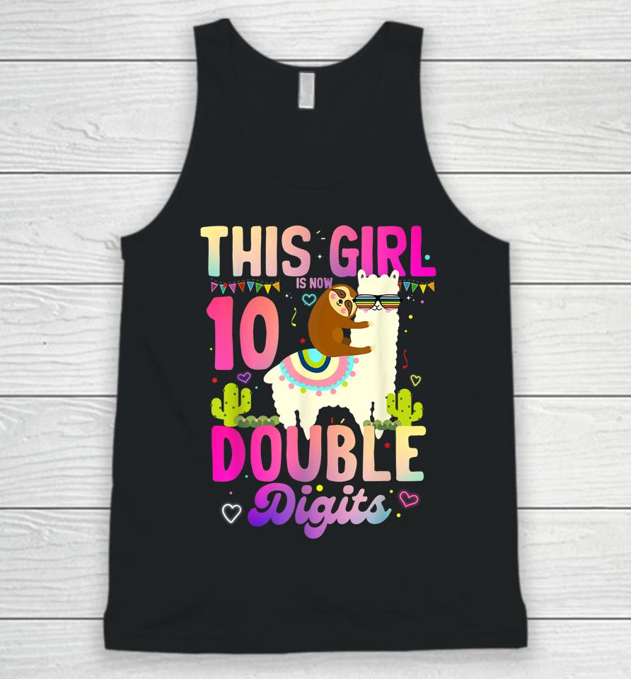 It's My 10Th Birthday T-Shirt This Girl Is Now 10 Years Old Unisex Tank Top