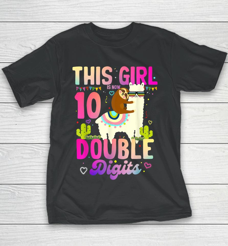It's My 10Th Birthday T-Shirt This Girl Is Now 10 Years Old Youth T-Shirt