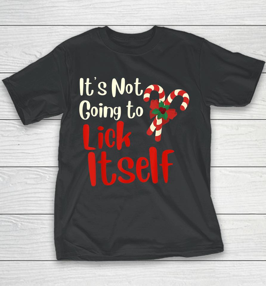 It's Not Going To Lick Itself Funny Christmas Youth T-Shirt