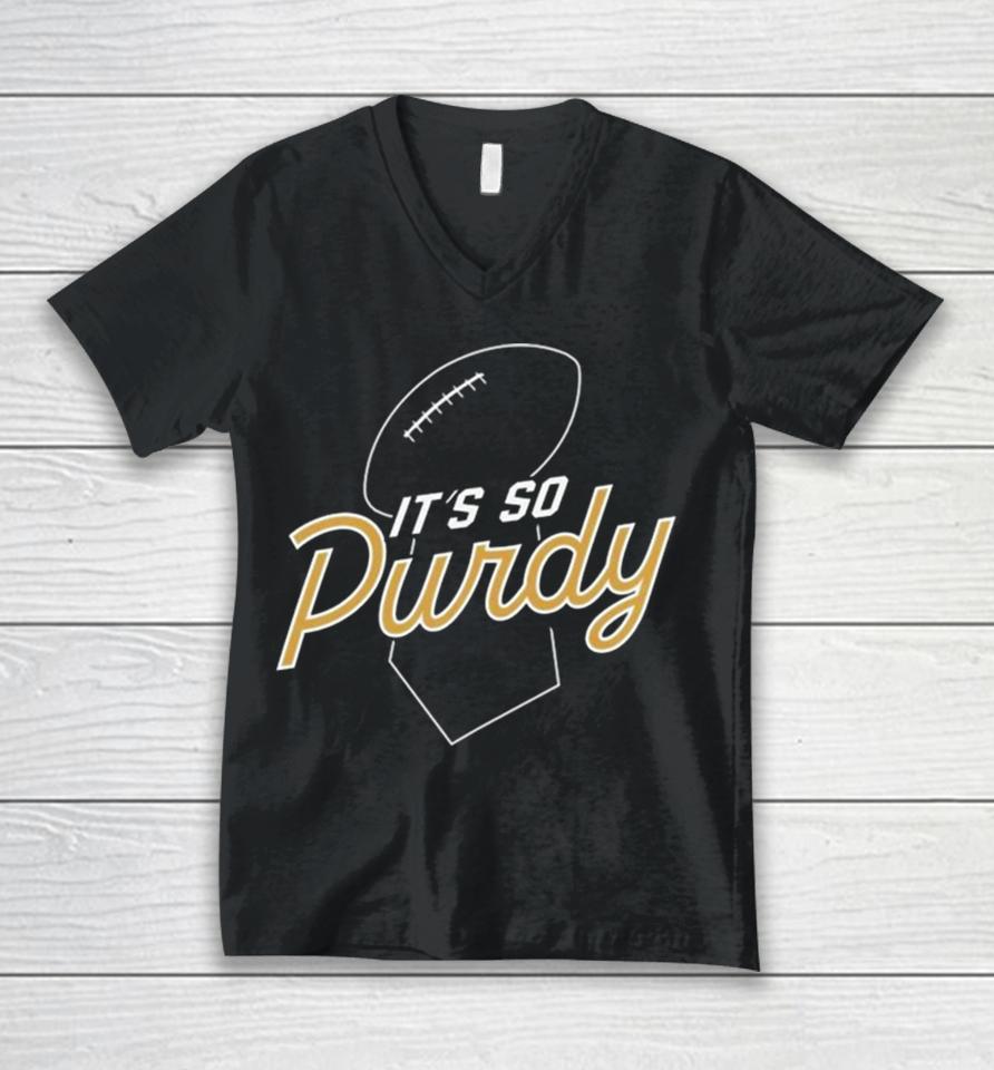 It’s So Purdy Unisex V-Neck T-Shirt