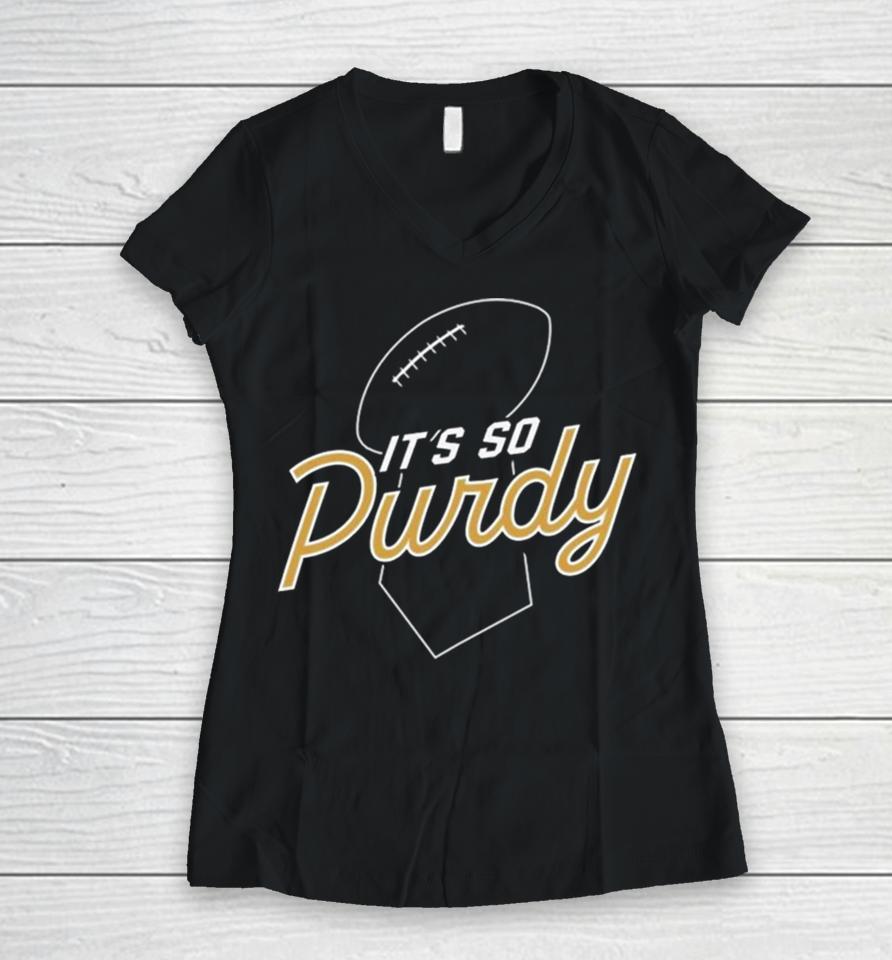 It’s So Purdy Women V-Neck T-Shirt