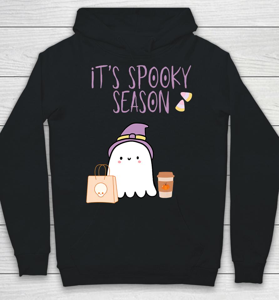 It's Spooky Season Cute Halloween Shopping Ghost Hoodie