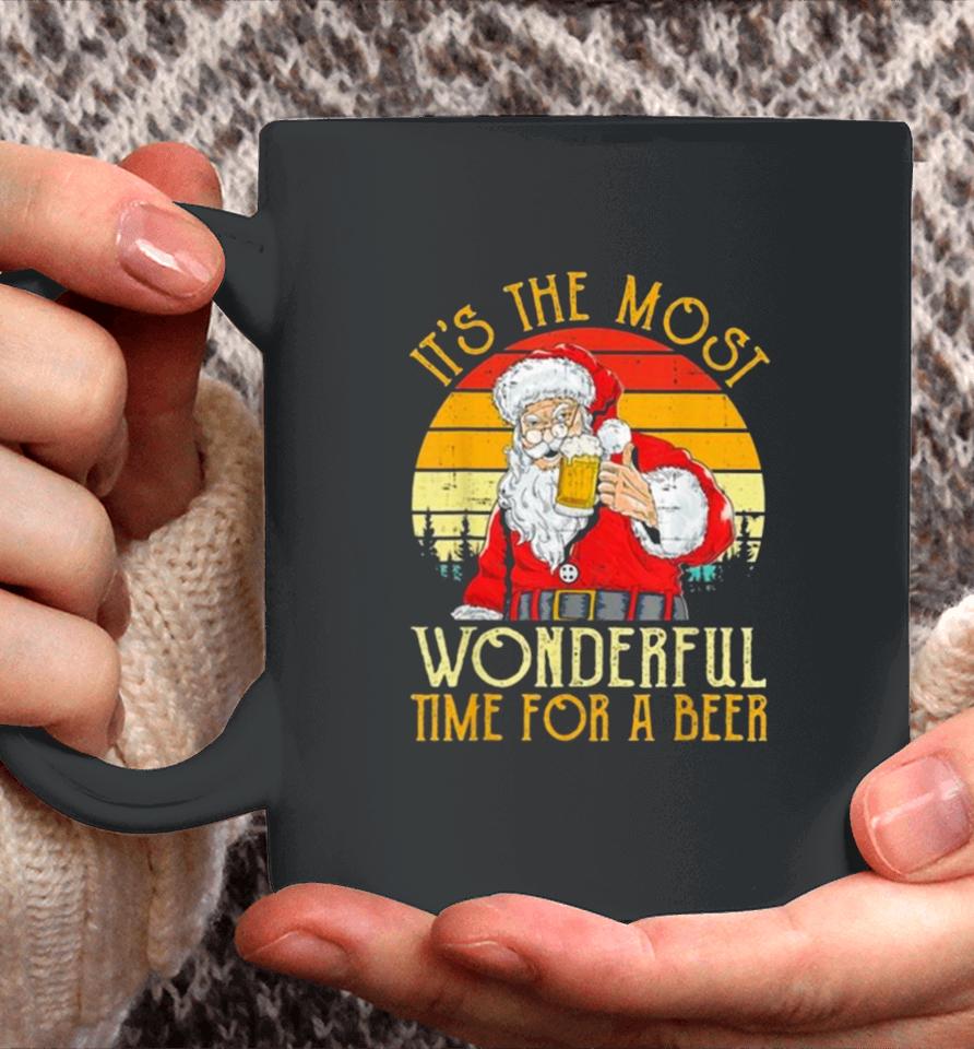 It’s The Most Wonderful Time For A Beer Christmas Vintage 2023 Coffee Mug