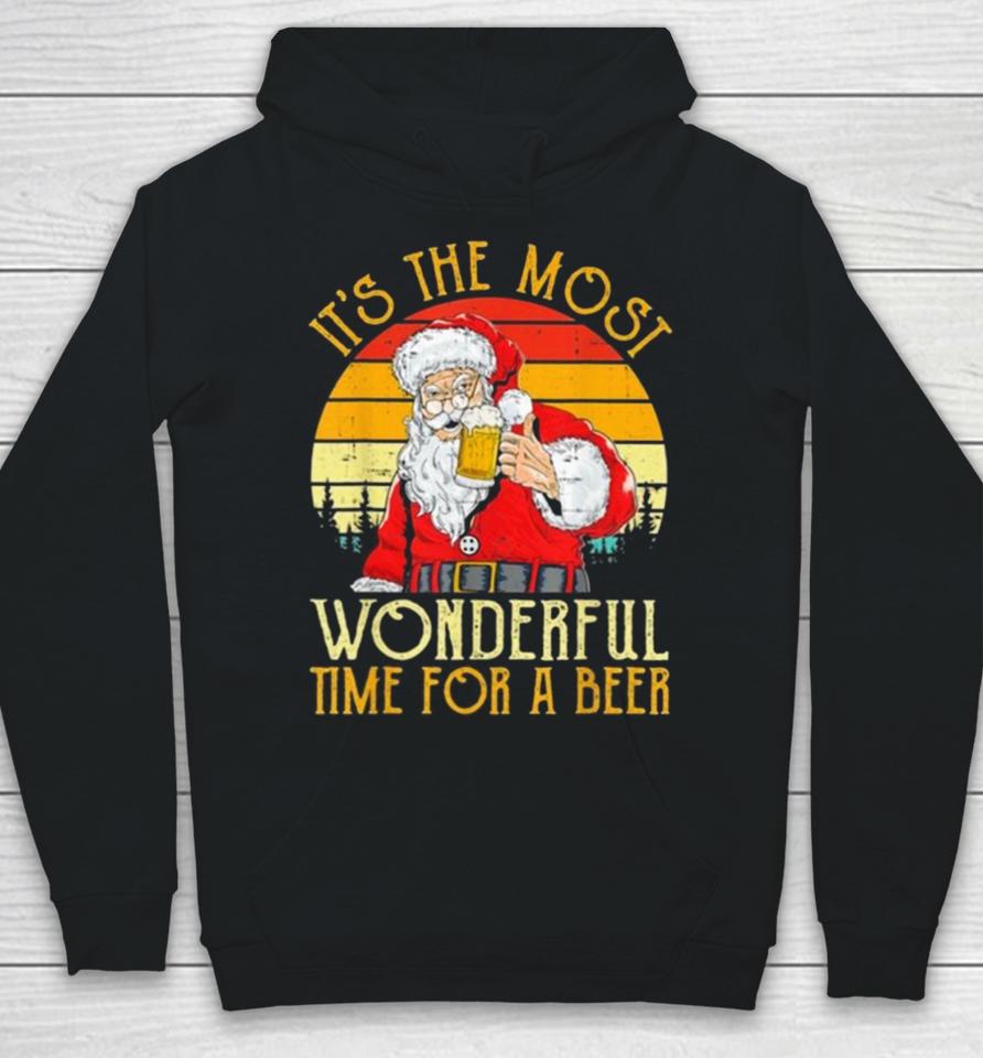 It’s The Most Wonderful Time For A Beer Christmas Vintage 2023 Hoodie