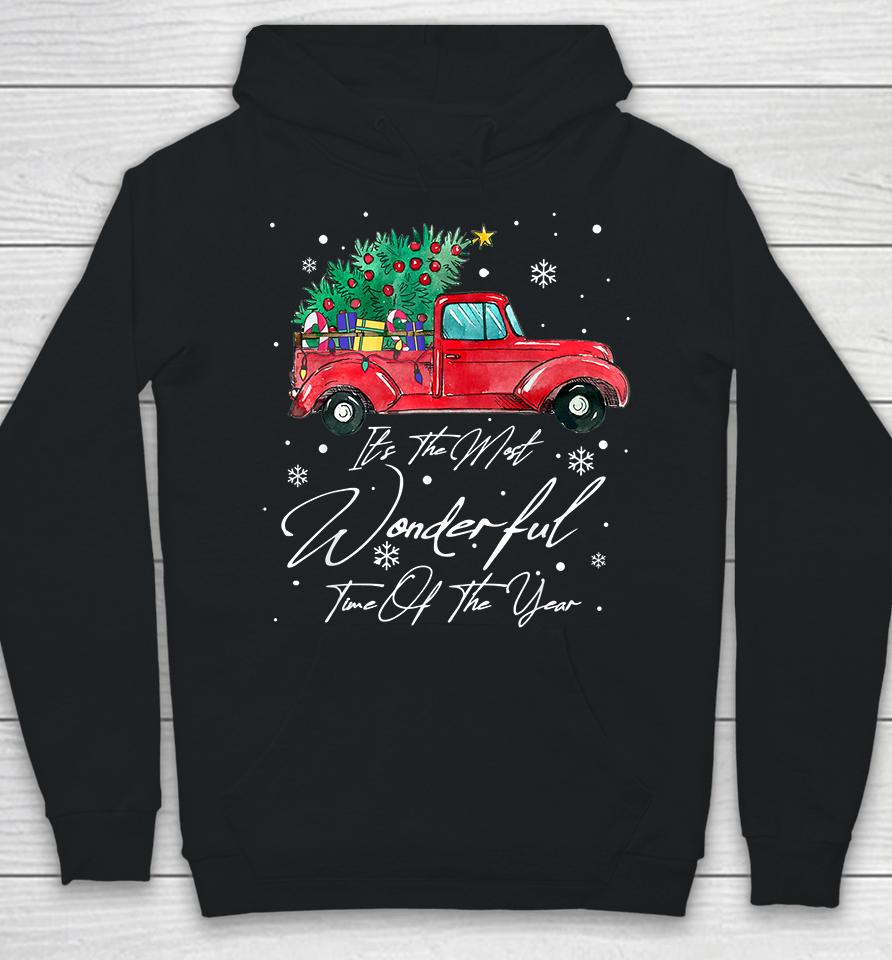 It's The Most Wonderful Time Of The Year Christmas Truck Hoodie