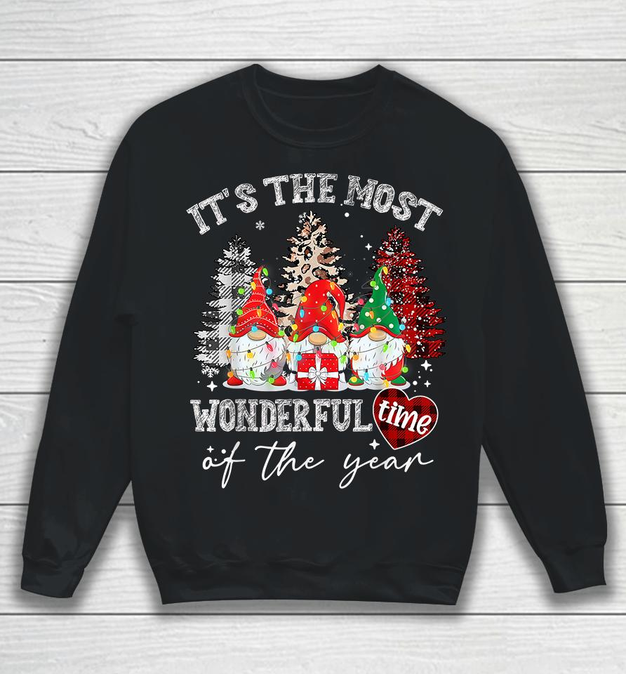 It's The Most Wonderful Time Of The Year Gnome Christams Sweatshirt