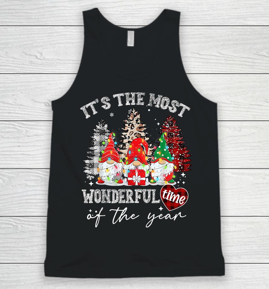 It's The Most Wonderful Time Of The Year Gnome Christams Unisex Tank Top
