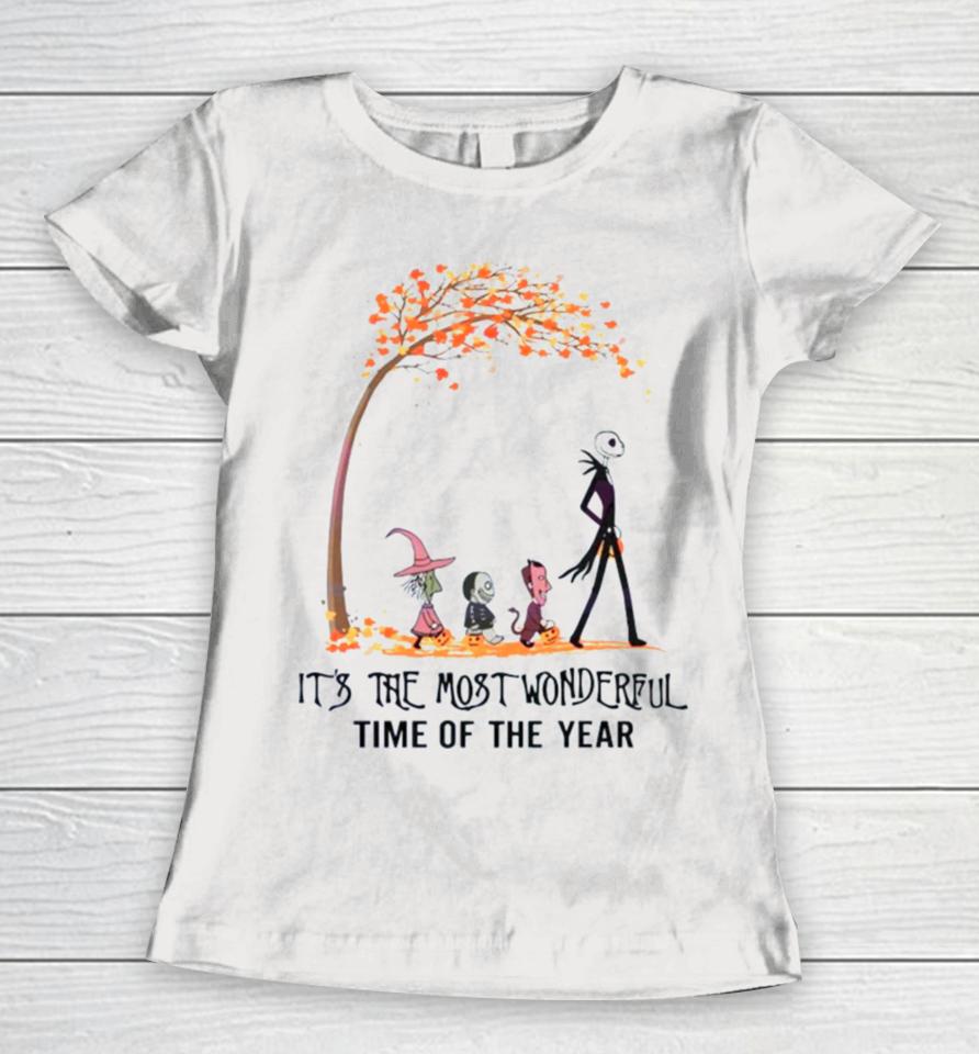 It’s The Most Wonderful Time Of The Year Horror Characters Halloween 2023 Women T-Shirt