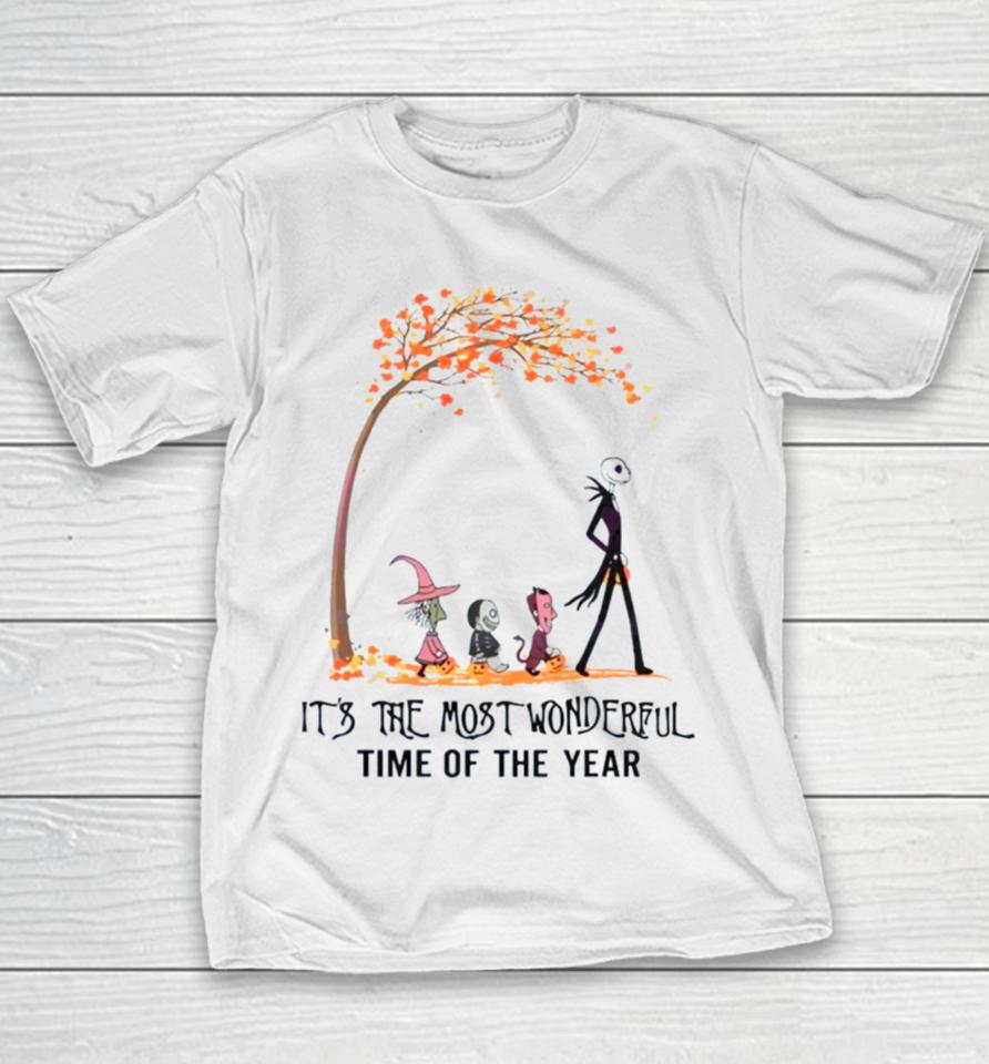 It’s The Most Wonderful Time Of The Year Horror Characters Halloween 2023 Youth T-Shirt