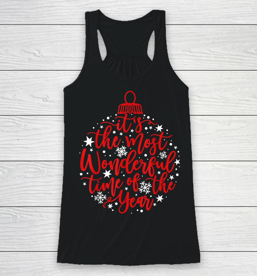 It's The Most Wonderful Time Of The Year Racerback Tank