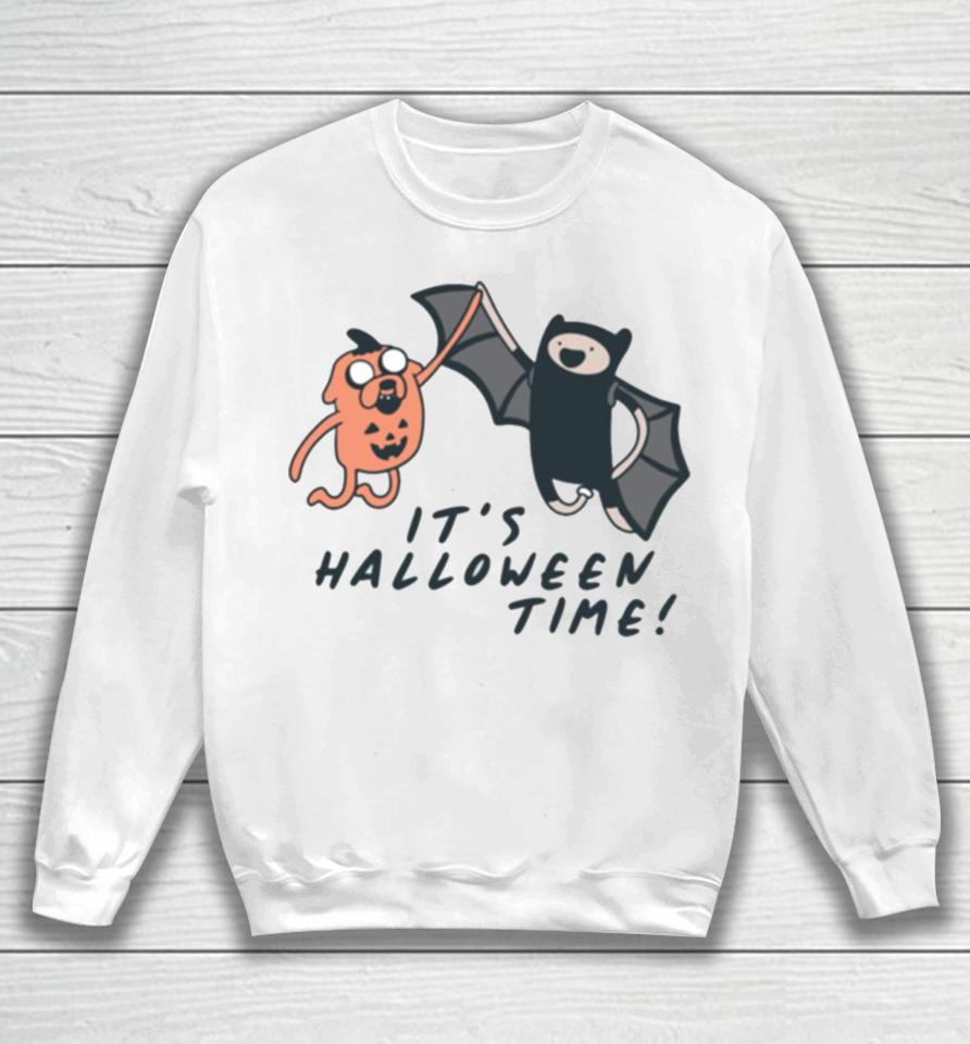 It’s Time Adventure Time Graphic Halloween Sweatshirt