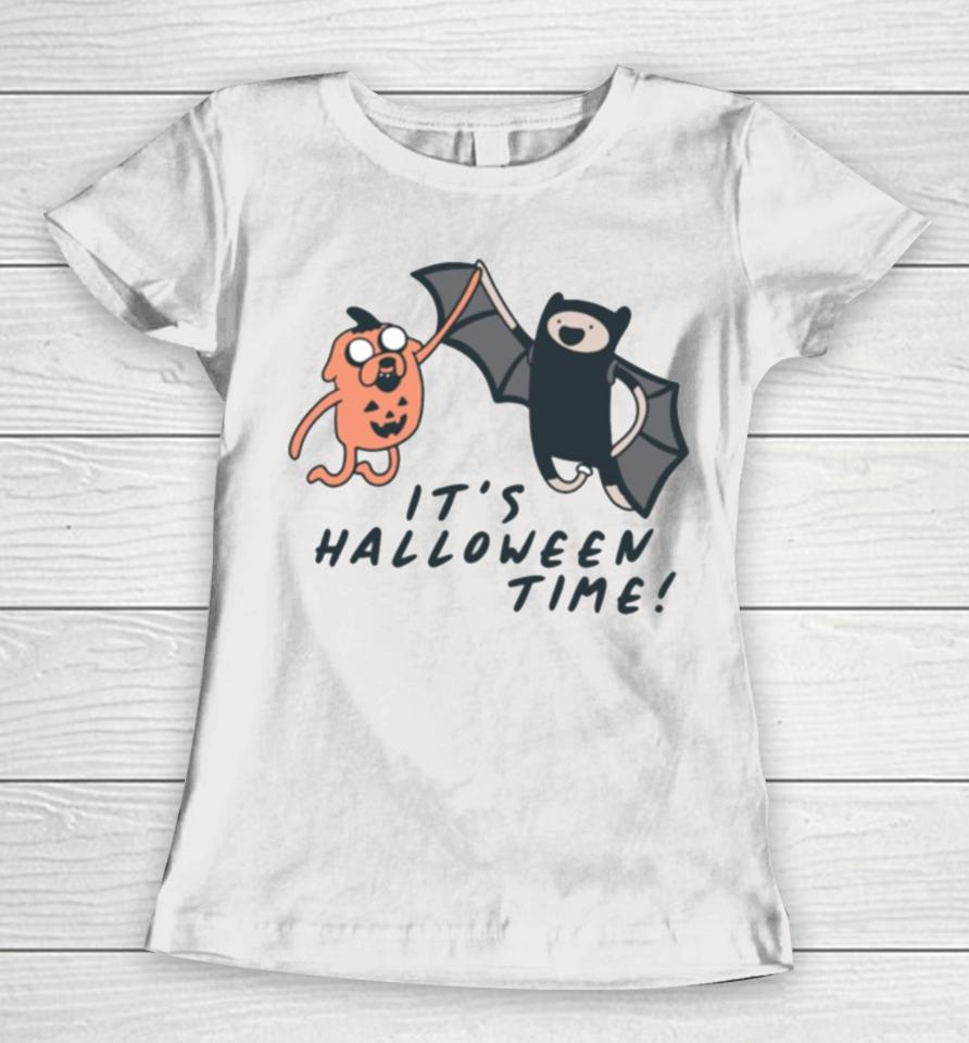 It’s Time Adventure Time Graphic Halloween Women T-Shirt