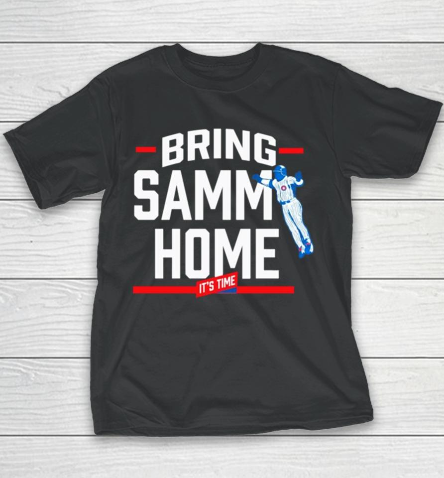 Its Time Bring Samm Home Chicago Cubs Baseball Youth T-Shirt