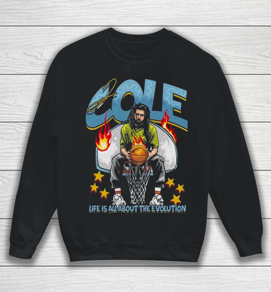 J. Cole Life Is All About The Evolution Graphic Sweatshirt