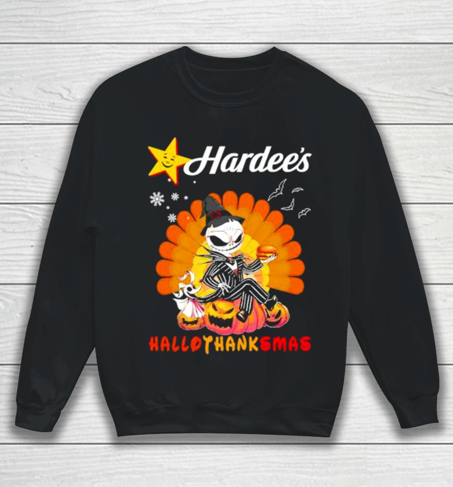 Jack Skellington Hardee’s Hallothanksmas Halloween Sweatshirt