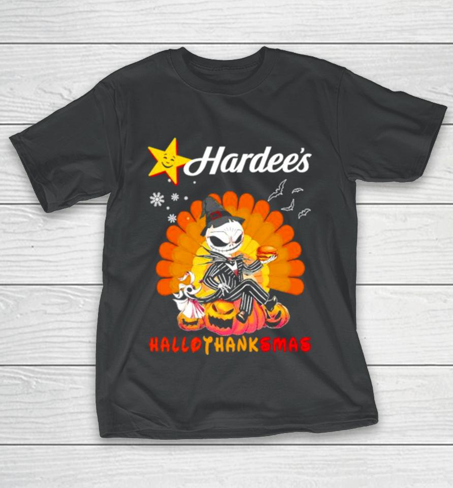 Jack Skellington Hardee’s Hallothanksmas Halloween T-Shirt