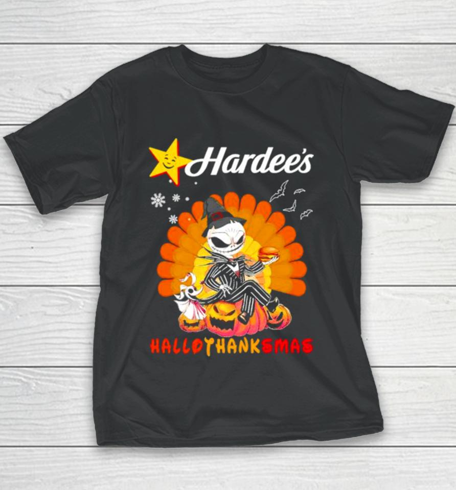 Jack Skellington Hardee’s Hallothanksmas Halloween Youth T-Shirt