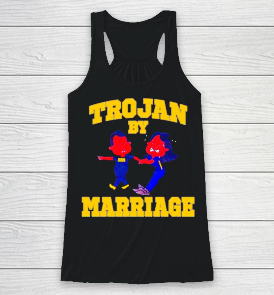 Jackie Lashawn Trojan By Marriage Racerback Tank
