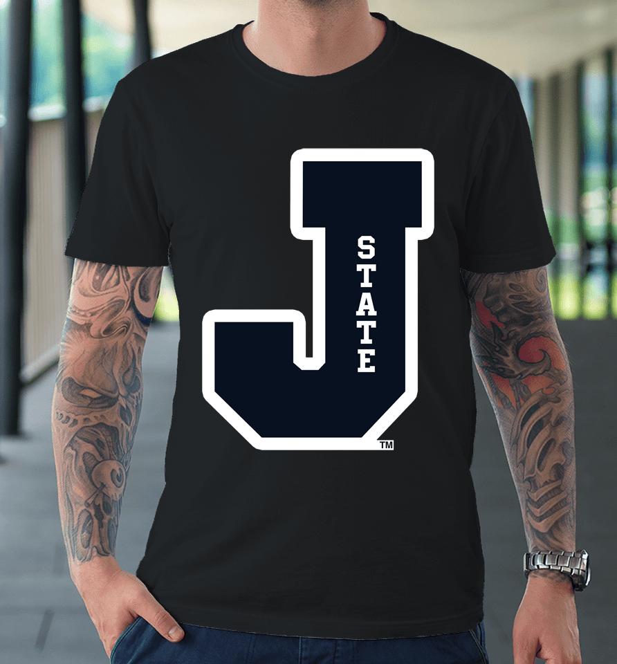 Jackson State Tigers J State Letterman Premium T-Shirt