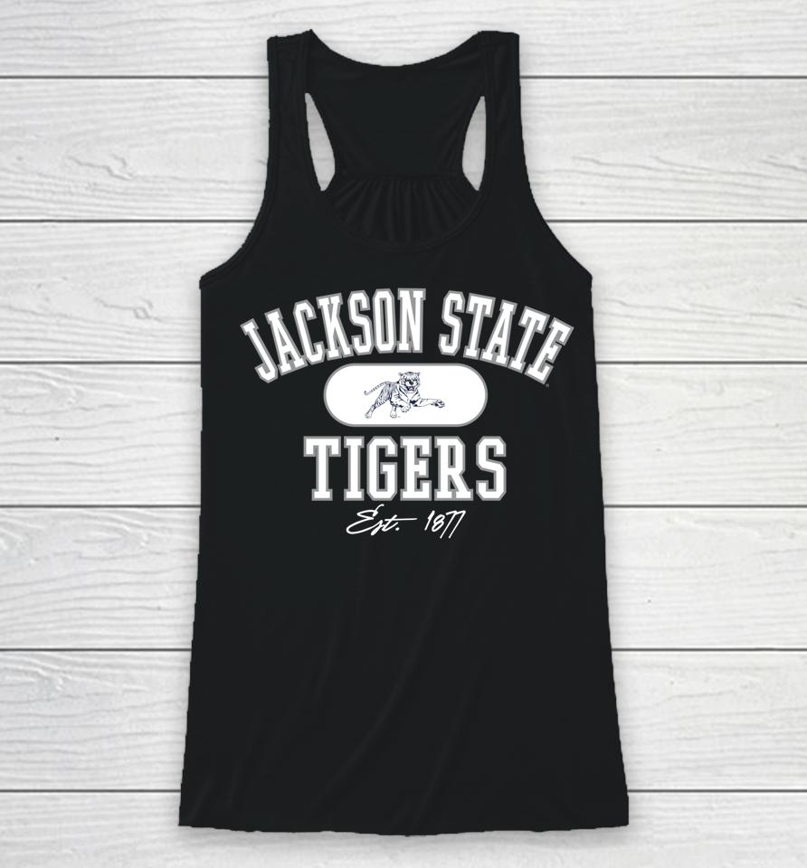 Jackson State Tigers Varsity Logo Racerback Tank