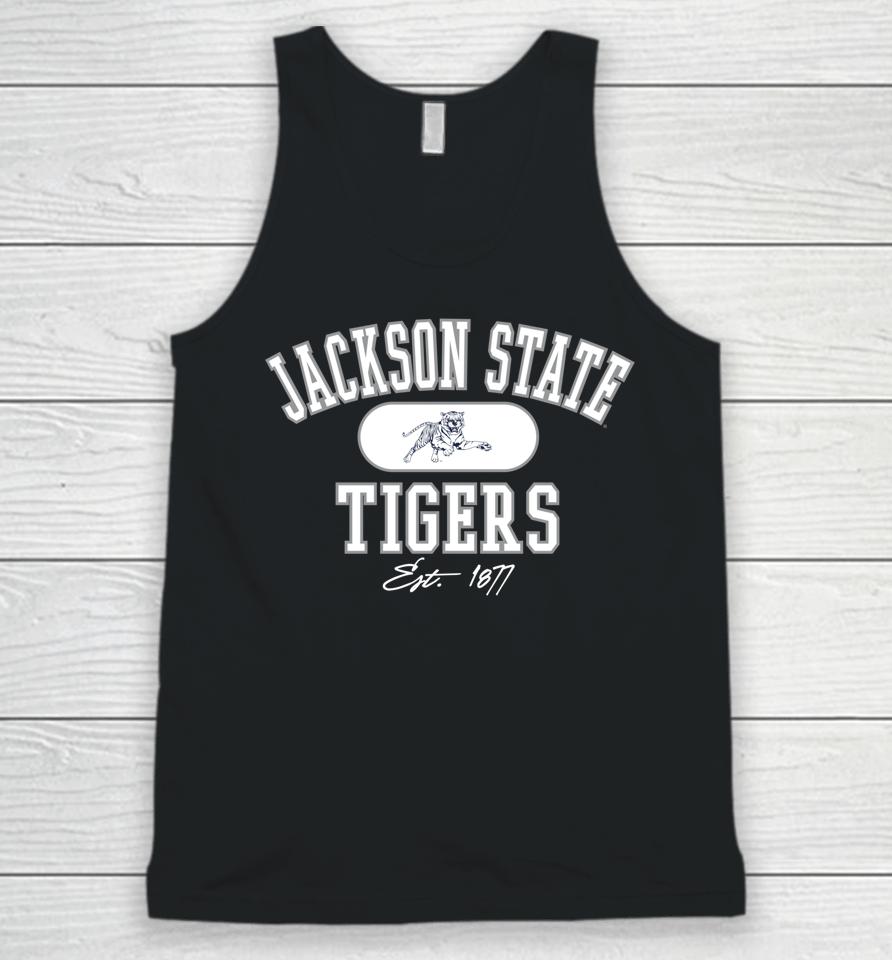 Jackson State Tigers Varsity Logo Unisex Tank Top