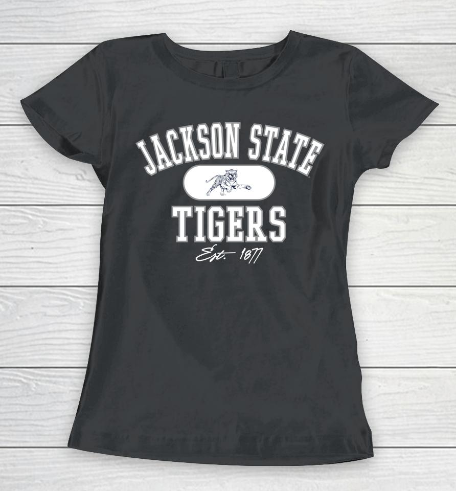 Jackson State Tigers Varsity Logo Women T-Shirt