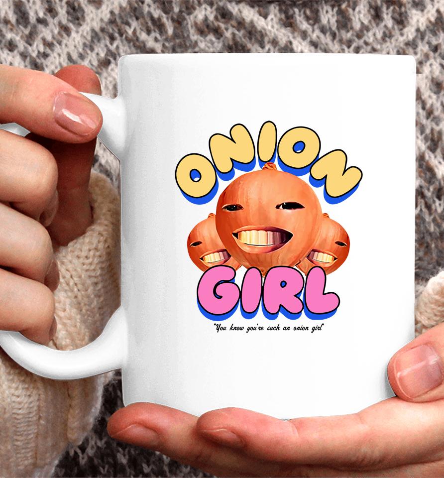 Jacob Collier Merch Onion Girl You Know You're Such An Onion Girl Coffee Mug