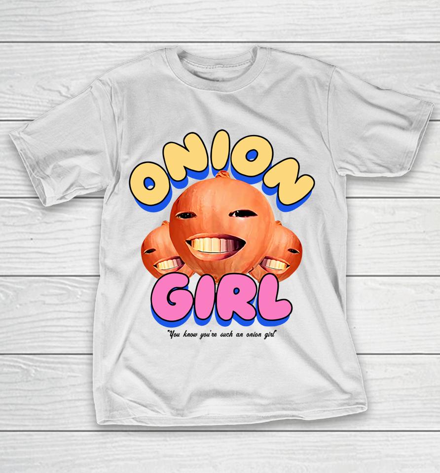 Jacob Collier Merch Onion Girl You Know You're Such An Onion Girl T-Shirt
